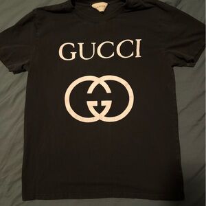 Black Tee with Subtle Logo